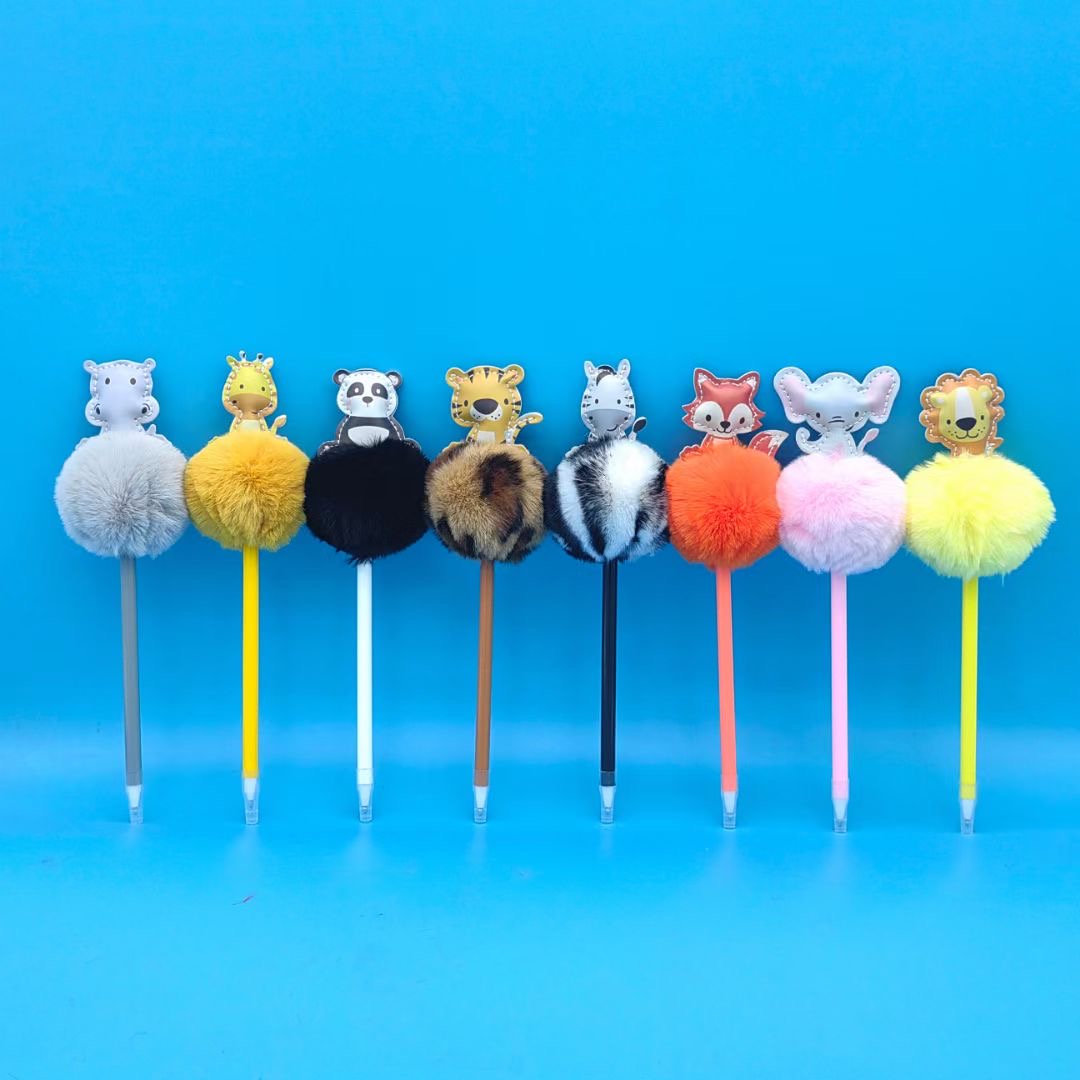ANIMAL POMPOM PEN